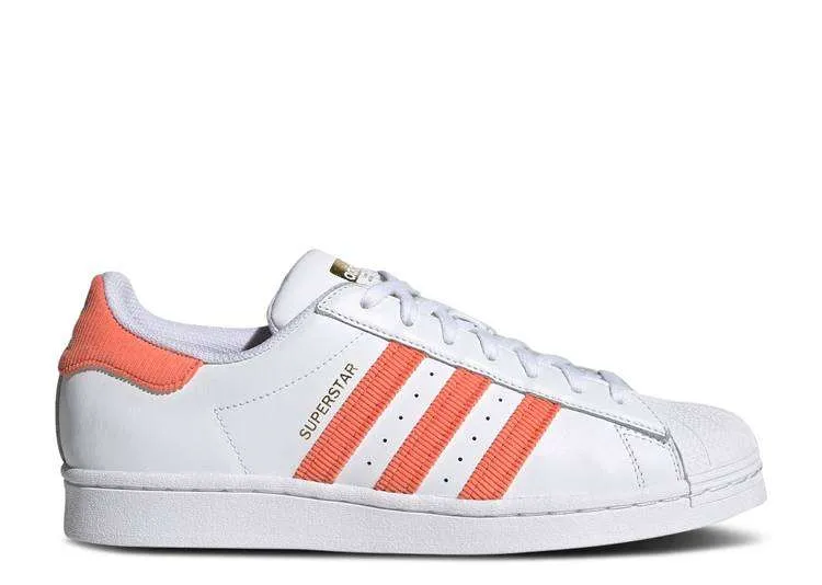 ADIDAS SUPERSTAR 'WHITE TRUE ORANGE'