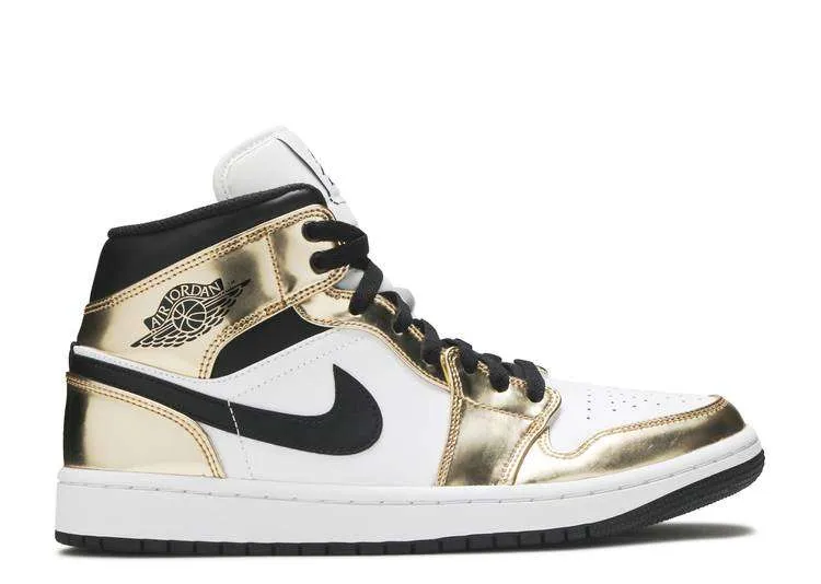 AIR JORDAN 1 MID 'METALLIC GOLD'