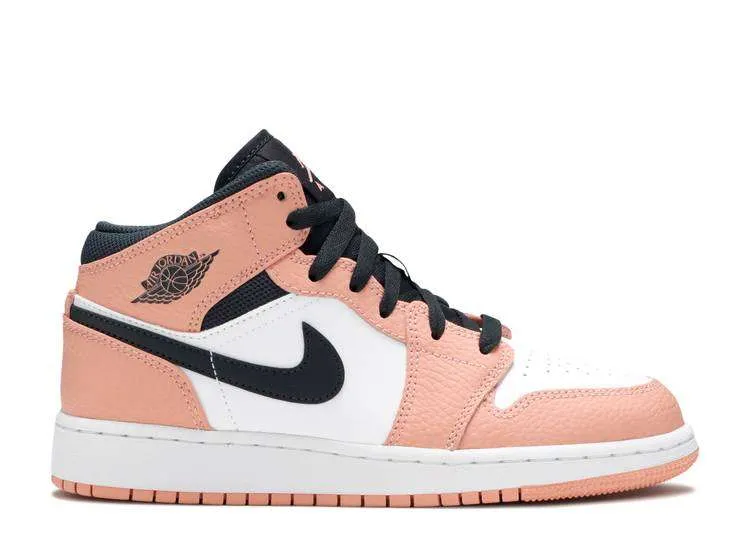 AIR JORDAN 1 MID 'PINK QUARTZ'