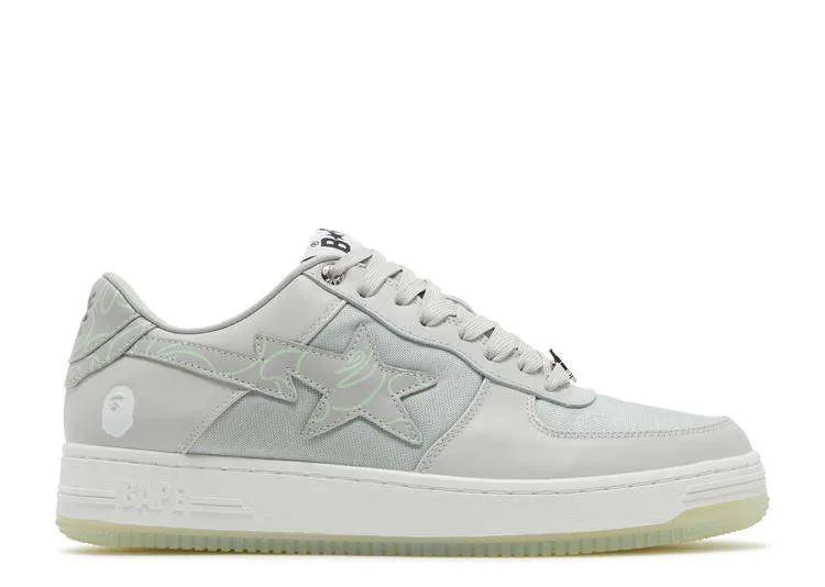 BAPESTA 'TEXT CODE CAMO GREY'