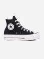 Converse All Star- Negras Altas Plataforma - Imagen 3
