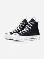 Converse All Star- Negras Altas Plataforma - Imagen 4