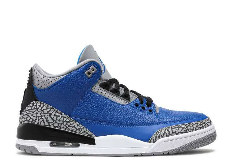 JORDAN RETRO 3 'VARSITY ROYAL'