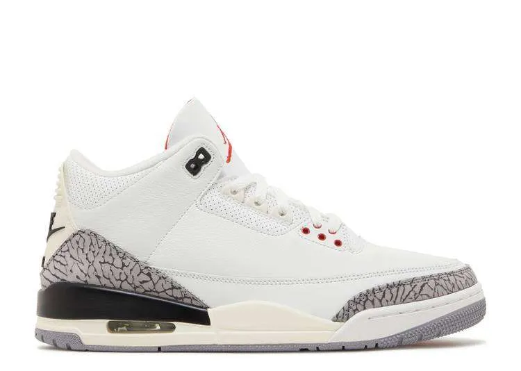 JORDAN RETRO 3 'WHITE CEMENT REIMAGINED'