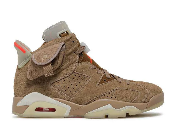 JORDAN RETRO 6 TRAVIS SCOTT 'BRITISH KHAKI'