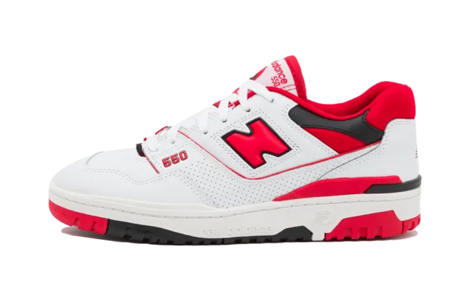 NB 550 White Red - Imagen 2