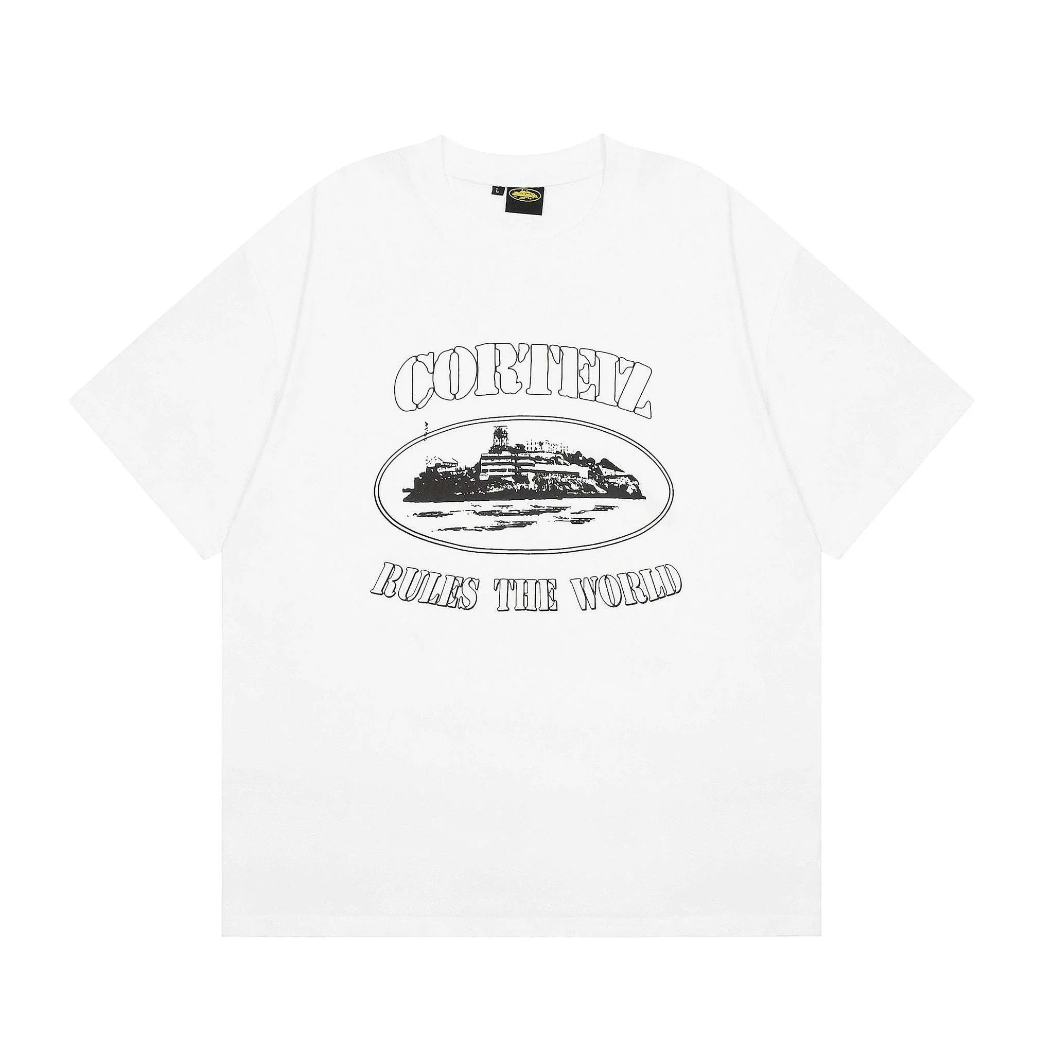White Black Alcatraz T-shirt