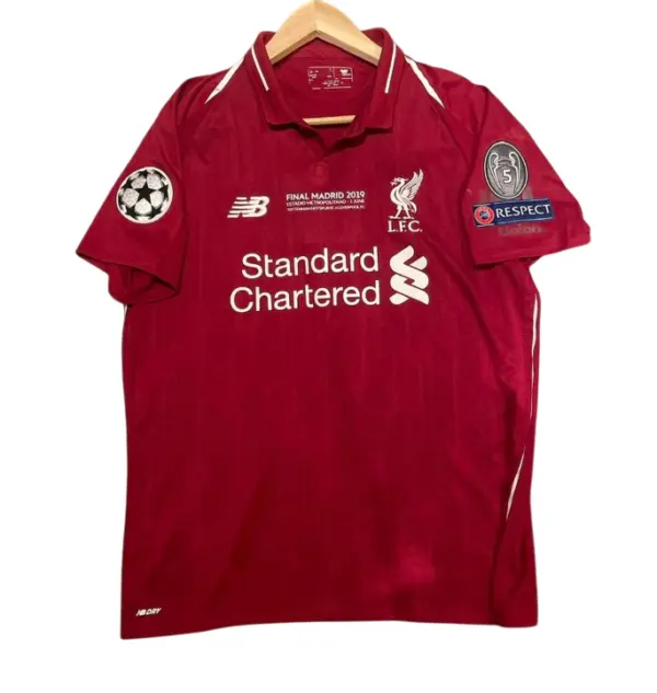 Camiseta Retro Liverpool 18/19 – Edición Final Champions League