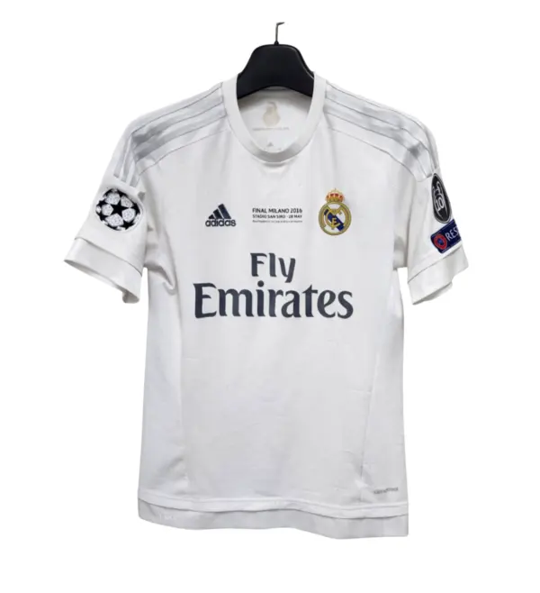Camiseta Retro Real Madrid 15/16 1ª Equipación – Edición Final Champions League