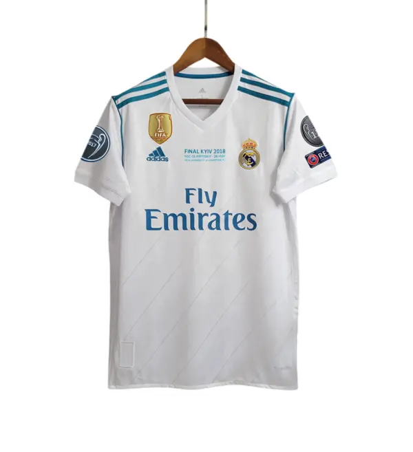 Camiseta Retro Real Madrid 17/18 1ª Equipación – Edición Final Champions League