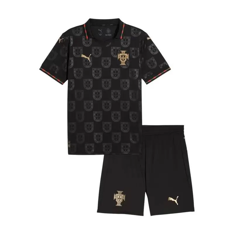 Camiseta Portugal 2026 Edición Especial Pantera Negra TALLA DE NIÑO